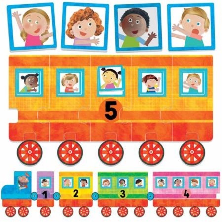 Headu Ecoplay - Puzzle Micul Tren 123 Headu - 1